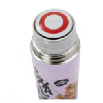 Garrafa Térmica Inox 500ml com 3 Xícaras Estampa Urso GDR1015 - Imagem 6