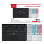 Teclado BT Inteligente TOUCH Portátil Bluetooth Tablet Celular Notebook Computador KA-690-TOUCH
