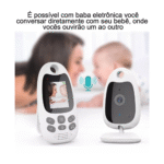 Babá Eletrônica Câmera Portátil Com Monitor Vídeo Colorido Baby Eletromex EL-1809 - Imagem 3