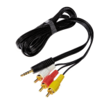 Cabo P2 Auxiliar Áudio / Video P2 X 3RCA 1,5 Metros KA-AV-13 / AM-C13 - Imagem 2