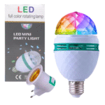 Lâmpada LED de Festa Giratória 360 Bivolt KA-1099 / VX-001