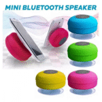 MINI Caixa de Som Bluetooth COLOR À Prova D'agua 5W com Ventosa Kapbom KA-8535 (***DISPONÍVEL SOMENTE 18 VERDE E 18 ROSA) - Imagem 7