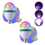 Lâmpada LED de Festa Giratória 360 Bivolt KA-1099 / VX-001 - Imagem 2