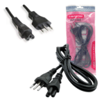 Cabo de Força Energia ATX 3 PINOS Tripolar Monitor CPU Computador 1,2m Kapbom KAP-392