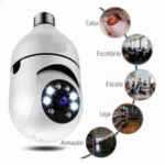 Câmera Segurança IP 360 Lâmpada Wi-fi Visão Noturna Áudio Hd Altomex AL-D890 - Imagem 5