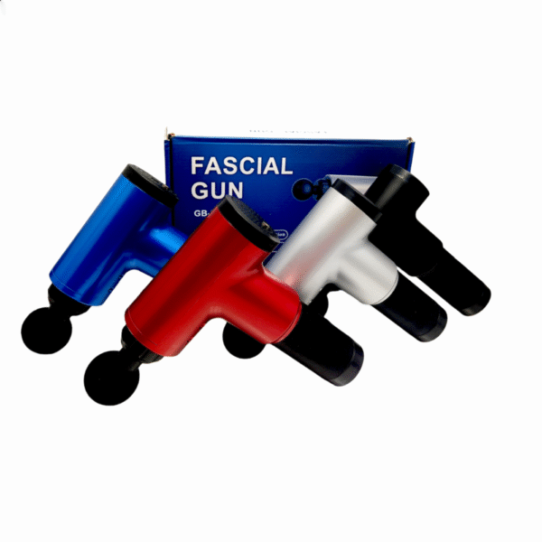 Pistola Massageador Elétrico Muscular Portátil Fascial Gun GB-820 (***DISPONÍVEL 32 PRATA, 09 VERMELHO E 05 AZUL)