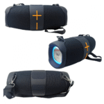 Caixa de Som Bluetooth Portátil com Alça 100W PMPO LED RGB Altomex AL-8201 - Imagem 5