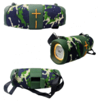 Caixa de Som Bluetooth Portátil com Alça 100W PMPO LED RGB Altomex AL-8201 - Imagem 4