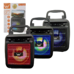 Mini Caixa de Som LED RGB 8W Bluetooth Portátil com Suporte Celular Altomex AL-1028 / AL-1029