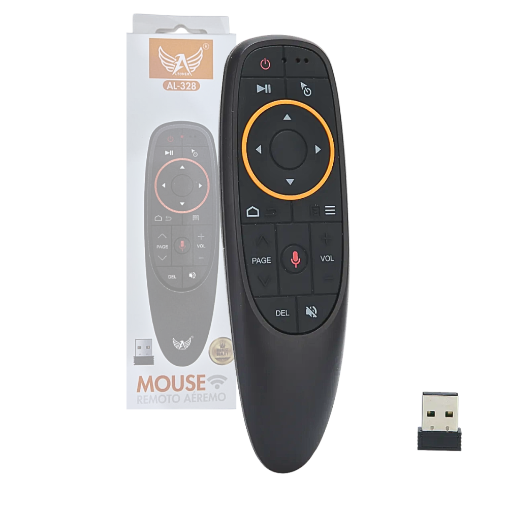 09270706258caif1ijaf.png Controle Air Mouse Com Sensor De Movimento Aéremo Altomex AL-328 - Imagem 1