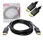 Cabo Displayport 5 Metros Blindado 4K Full Hd 1080p Kapbom KA-DP-5M (***DISPONÍVEL SOMENTE 03 UNIDADES)
