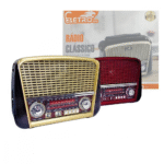 Rádio Retro 3W Bluetooth 5.1 com Lanterna Eletromex EL-1302