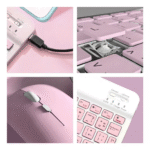 Teclado e Mouse Sem Fio Ultra Fino Portátil Bluetooth Eletromex EL-2102 - Imagem 5