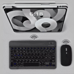 Teclado e Mouse Sem Fio Ultra Fino Portátil Bluetooth Eletromex EL-2102 - Imagem 6