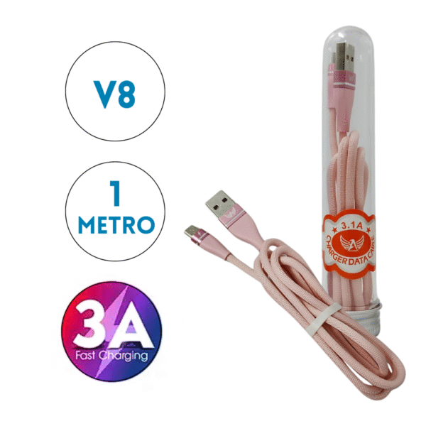 Cabo de dados 3.1A TUBO V8 de 1 Metro Altomex AL-2309-V8