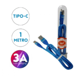 Cabo de dados 3.1A TUBO TIPO-C de 1 Metro Altomex AL-2309-TY