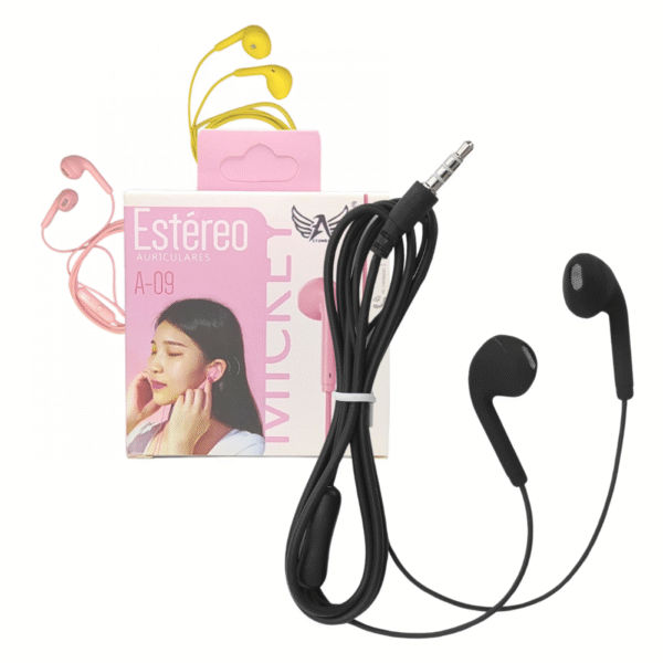 Fone de Ouvido Intra Auricular Com Fio e Microfone Estéreo Macaron Altomex A-09