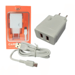 Carregador Completo TIPO-C 5.1A com 02 Portas USB Cabo Móvel 1 metro Altomex AL-7706-TY