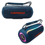 Caixa de Som Bluetooth Portátil À Prova D'agua 20W com Alça BASS LED TWS Kapbom KA-8423 - Imagem 5
