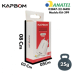 Fonte de Carregador 3.1A 5V USB Kapbom KA-399 - Imagem 5