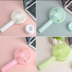 Mini Ventilador Portátil de Mesa Color FS-6 (***DISPONÍVEL SOMENTE VERDE) - Imagem 5