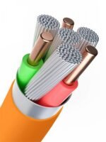 Cabo de dados V8 acabamento em metal e LED Kapbom KA-020-V8 - Imagem 8