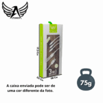Cabo Carregador 3 in 1 conexão Tipo-C / V8 / Lightning de 1,2m 3.4A Altomex AL-2058 - Imagem 8