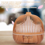 Umidificador de Ar Doméstico Aparelho Difusor Vaporizador de Ambiente com LED 550ml Altomex AL-2692 - Imagem 3