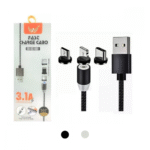 Cabo Carregador Magnético 3 Em 1 / V8 TIPO-C Lightning IOS Magnético 3.1A KAP-366 / AL-C360