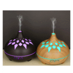 Umidificador de Ar Doméstico Aparelho Difusor Vaporizador de Ambiente com LED 550ml Altomex AL-2693 (***DISPONÍVEL SOMENTE MADEIRA ESCURA) - Imagem 5