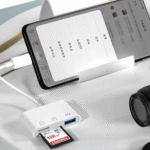 Adaptador OTG conexão USB Tipo-C e Leitor de Cartão SD, TF E USB Kapbom KA-1532 - Imagem 3