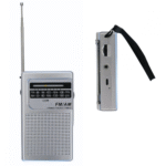 Mini Rádio De Bolso FM/AM/P2 de 2 Bandas Retrô Vertical Pocket Altomex AL-356 - Imagem 2