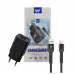 Carregador Completo TIPO-C 5.1A com 02 Portas USB Altomex AL-7702-TY