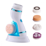 Escova de Limpeza Facial Massageadora Eletrica 4 em 1 Altomex AK-2701 (***DISPONÍVEL SOMENTE LARANJA E ROSA) - Imagem 2