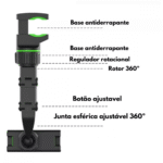 Suporte Celular Carro Mesa Multifuncional 360 Graus Kapbom KA-C055 - Imagem 3