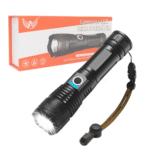 Lanterna Tática Portátil Bateria Recarregável Luz LED Altomex AL-B1991