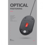 Mouse Óptico USB com LED para PC / Notebook 1000dpi com Fio Exbom MS-9 - Imagem 7