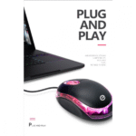 Mouse Óptico USB com LED para PC / Notebook 1000dpi com Fio Exbom MS-9 - Imagem 8