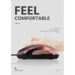 Mouse Óptico USB com LED para PC / Notebook 1000dpi com Fio Exbom MS-9 - Imagem 6