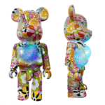 Caixa de Som Projetor Galáxia Estrelas Luminária Bluetooth URSO Bearbrick Altomex AL-8111 - Imagem 4