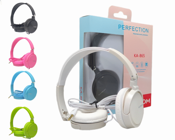 Fone de Ouvido Headphone COLOR com Fio Estéreo Kapbom KA-865 (***COR ROSA - ESGOTADO)