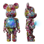Caixa de Som Projetor Galáxia Estrelas Luminária Bluetooth URSO Bearbrick Altomex AL-8111 - Imagem 7