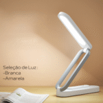Luminária De Mesa Dobrável Top Light Recarregável Usb Kapbom KA-T1777 - Imagem 2