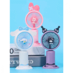 Mini Ventilador Portátil Recarregável de Mesa Cartoon Cute Orelhas Hmaston 810D - Imagem 5