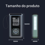 Calibrador Compressor Pneu Bomba De Ar e Auxiliar de Partida Starter Portátil YT168 - Imagem 9