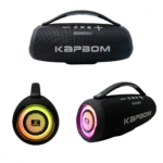 Caixa de Som Bluetooth Portátil À Prova D'agua 15W BASS LED TWS Kapbom KA-8418 - Imagem 2