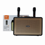 Caixa de Som Karaokê sem fio Bluetooth com 02 Microfones 200W PMPO Altomex AM-8516