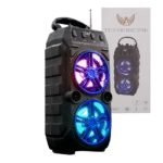 Caixa de Som Bluetooth 5W com Antena e Entrada P10 Altomex AL-1065 (***DISPONÍVEL SOMENTE 02 VERMELHO) - Imagem 7