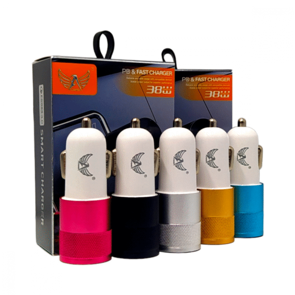 Carregador Veicular Ultra Rápido com porta USB e porta TIPO-C 38W Altomex AL-C177
