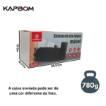 Caixa de Som Portátil Bluetooth 5W Bivolt com Alça Tecido Kapbom KA-8537 - Imagem 9